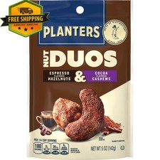 PLANTERS Nut Duos Cocoa Cashew & Espresso Hazelnut (5 oz)