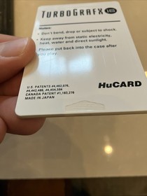 Turrican (TurboGrafx-16, 1991), TG16 Case, Manual, Sleeve & Hu Card Tested!