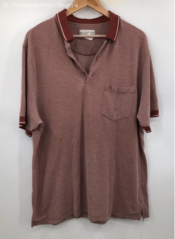 Grand Slam Brick Front Pocket Short Sleeve Vintage Polo Shirt Penguin - Size XL