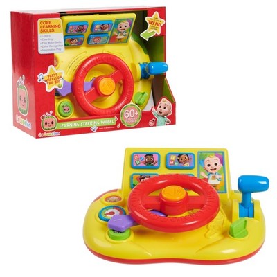 Cocomelon Learning Steering Wheel 60 phrases English Only New 18 Months And Up