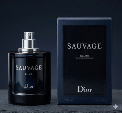 Dior Sauvage Elixir Spray 3.4 oz Regular Size Men's Fragrance | eBay
