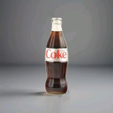 Diet Coke American Glass Bottle 330ml 8Pck
