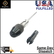 Adapter Pin Chuck Set 1: 0-1/16"(~0 to 1.5 mm) & Collet 2:1/16"-3/32 (1.5- 2.5MM