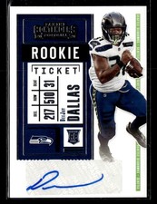 2020 Panini Contenders #192 DeeJay Dallas Rookie Ticket Variation Auto