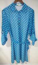 C8 - MICHAEL Michael Kors Belted Chiffon Geometric Belted Dress M/M Shirt Shift