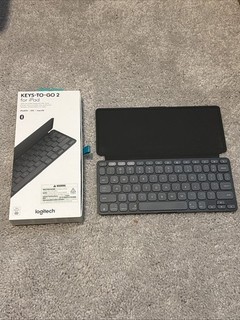 Logitech Keys To Go 2 Portable Wireless iPad Keyboard With Built in Cover Slim