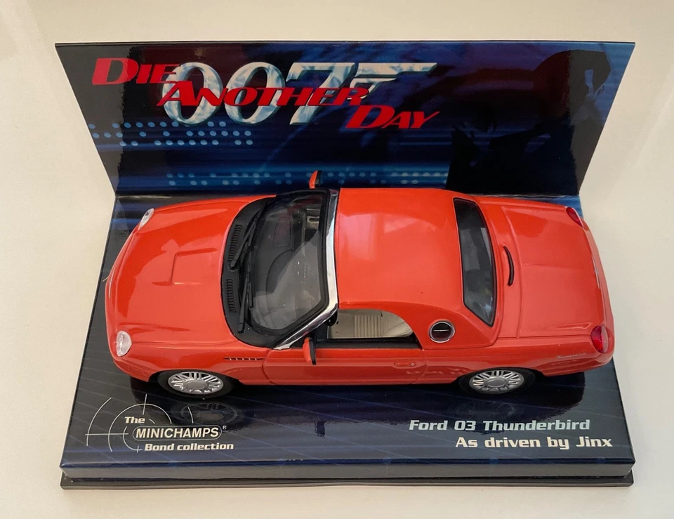 Ford Thunderbird 1999 007 James Bond Die another day 1/43 Minichamps - Imagen 4 de 4