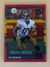 2017 Donruss Press Proof Red Eli Rogers Pittsburgh Steelers #177
