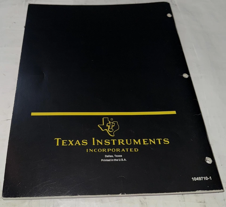 Vintage Texas Instruments Computer Awareness Program Booklet Made USA 1049710-1 - Image 2 of 2