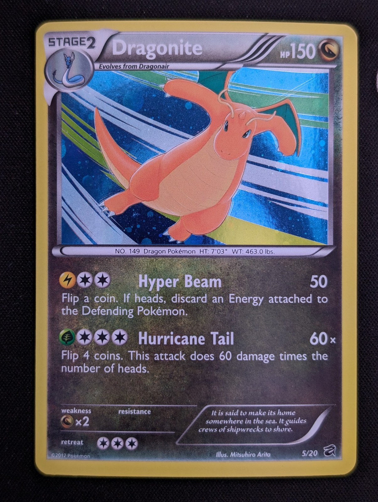 Dragonite - 5/20 (Dragon Vault) Blister Exclusives Holo Pokemon TCG NM