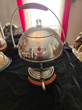 Urna caffè cromata vintage Manning-Bowman Atomic MCM percolatore bachelite