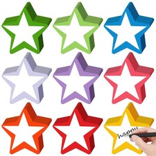 150 Pcs Paper Star Cutouts 4 Inches School Bulletin Board Decor