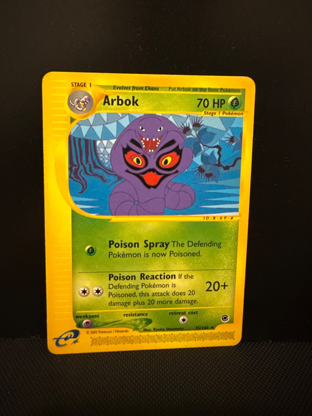 Arbok Expedition 35/165 Regular Rare Pokemon Card - NM
