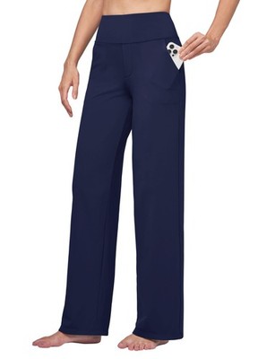 Damen Yogahose Sporthose Stretch High Waist Cont...