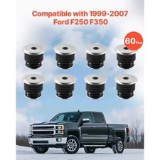 Body Mount Bushing Kit, Compatible with 1999-2007 Ford F250 F350, 60 PCS Polyure