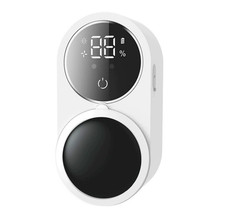 Bitvae LED Toothbrush Holder & Cleaner, Rechargeable Wall Mount Bathroom White