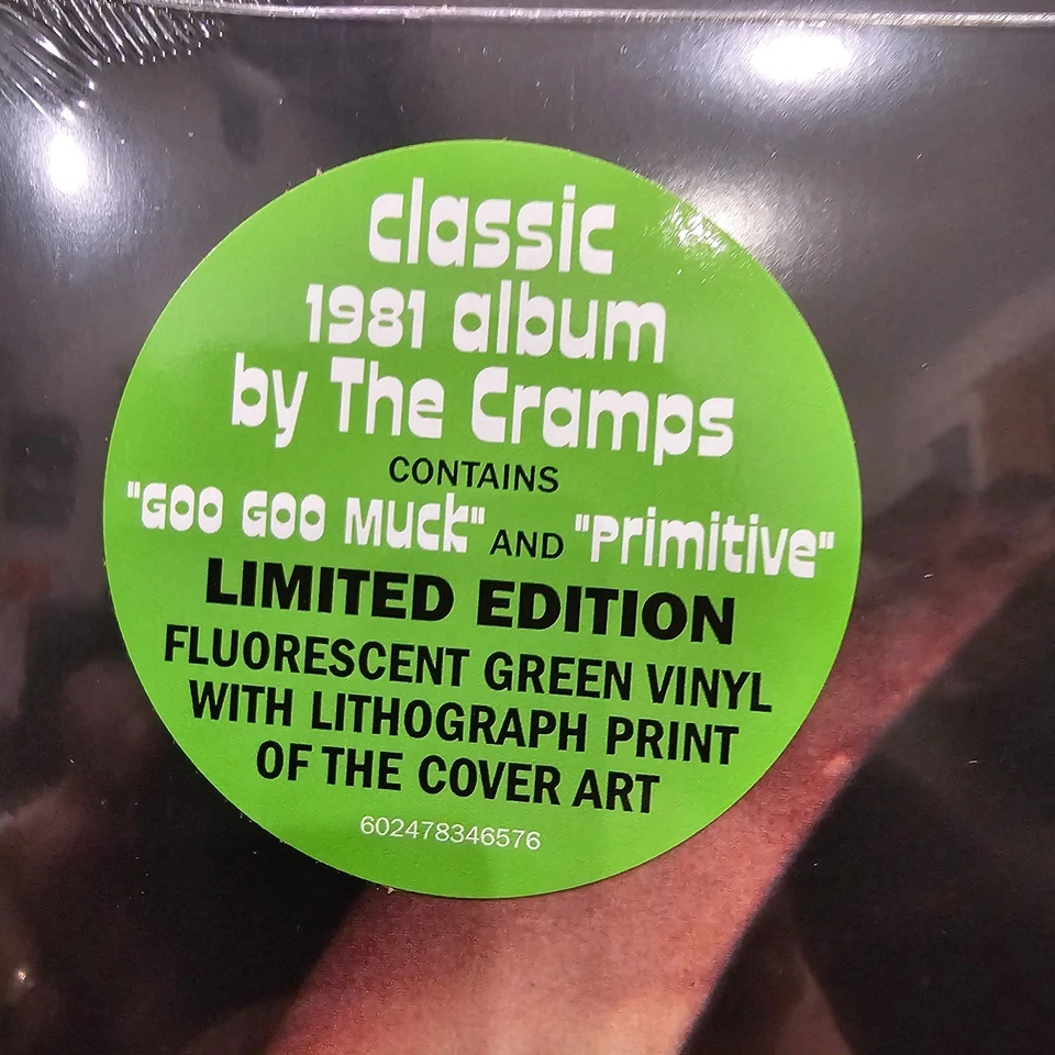THE CRAMPS - Psychedelic Jungle LIMITED/#ed Fluorescent Green #224 Vinyl LP NEW - Imagem 2 de 4