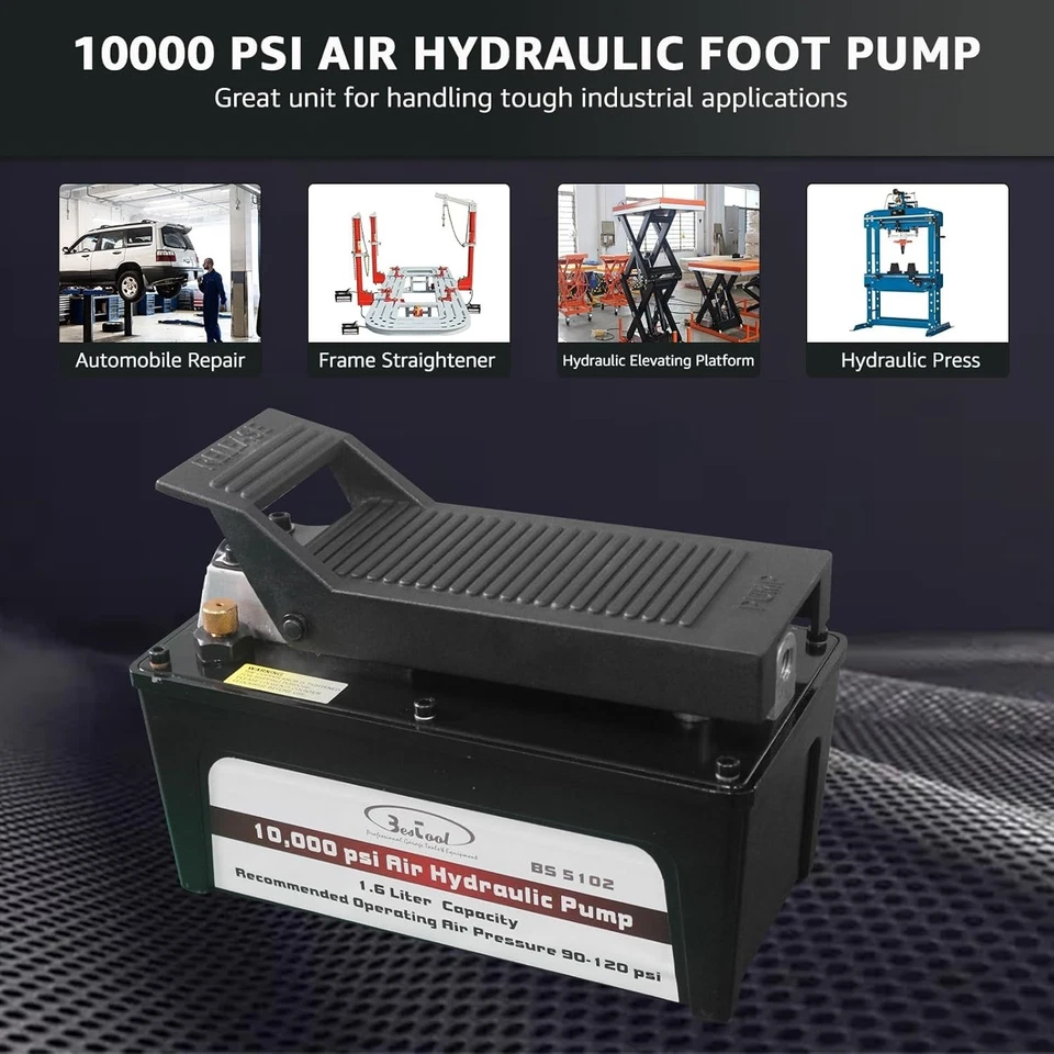 BESTOOL 10,000 PSI Foot-Operated Hydraulic Pump - Image 4 of 4