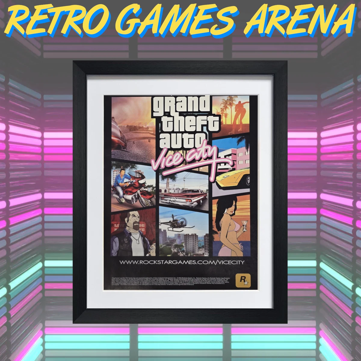grand theft auto vice city poster products for sale | eBay