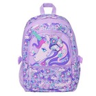 Original Purple Hi There Classic Attach Backpack School Bag Girls Unicorn Travel