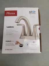 Pfister Ladera 4 in Double Handle Bathroom Faucet Brushed Nickel - DAMAGED