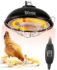 350W Dual-Mode Heat Lamp for Chickens - Long-Lasting Brooder Heater Bulb,Chick