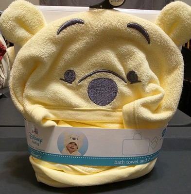 NWT Disney Baby Wishes + Dreams Character Infant Baby Bath Set Winnie The Pooh