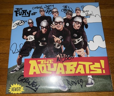 Fury Of The Aquabats Signed Vinyl LP Autographed Rare Blink 182