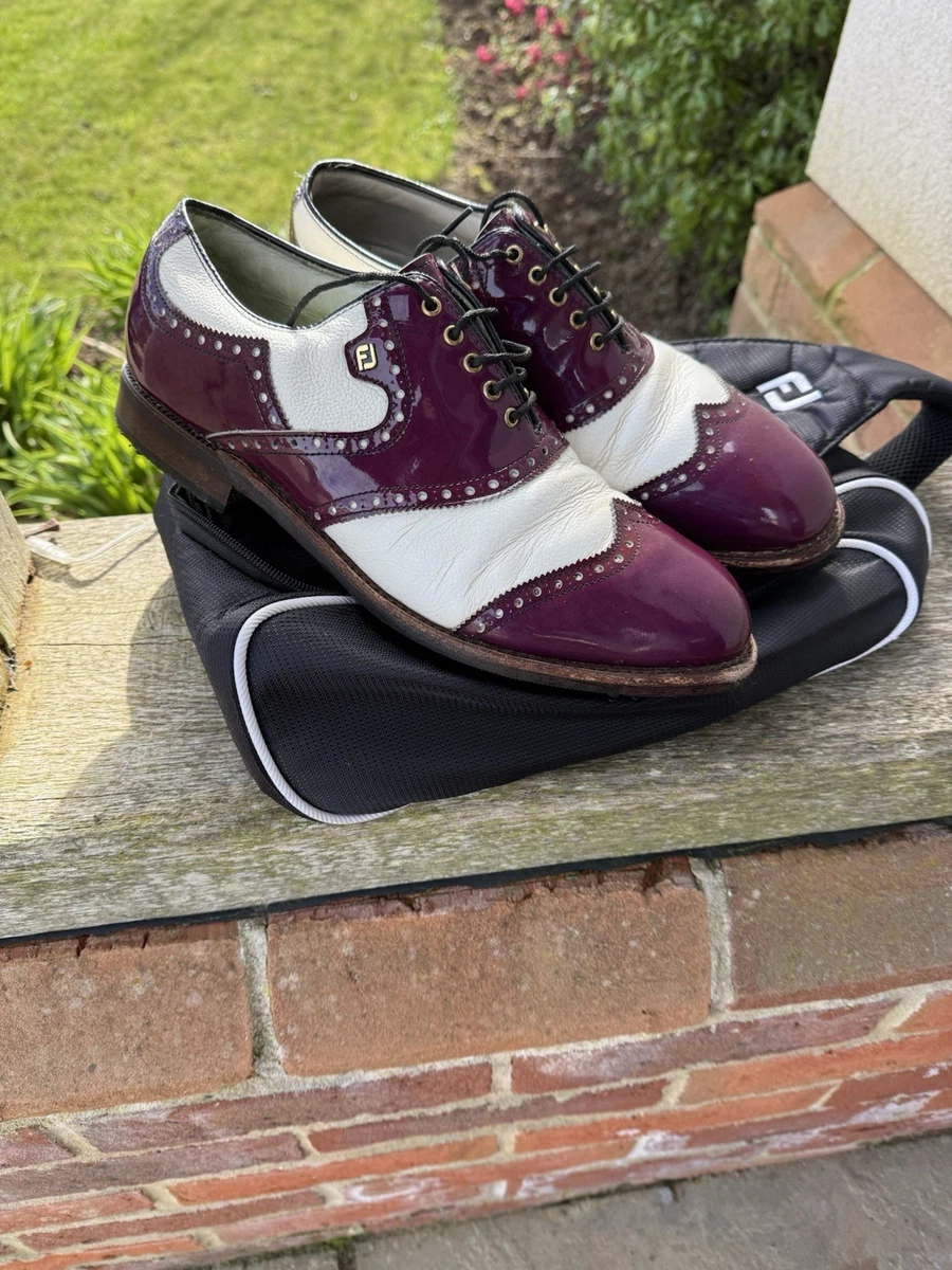 Chaussures De Golf FootJoy Classics Dry Premiere - Blanc - Taille 8 - Homme