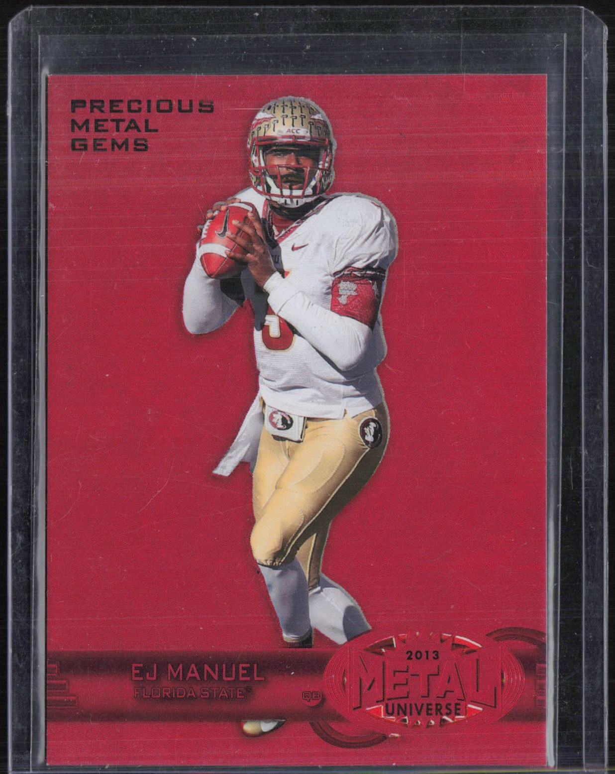 EJ Manuel Fleer Retro 1997-98 Metal Universe #M106 Precious Metal Gems Red