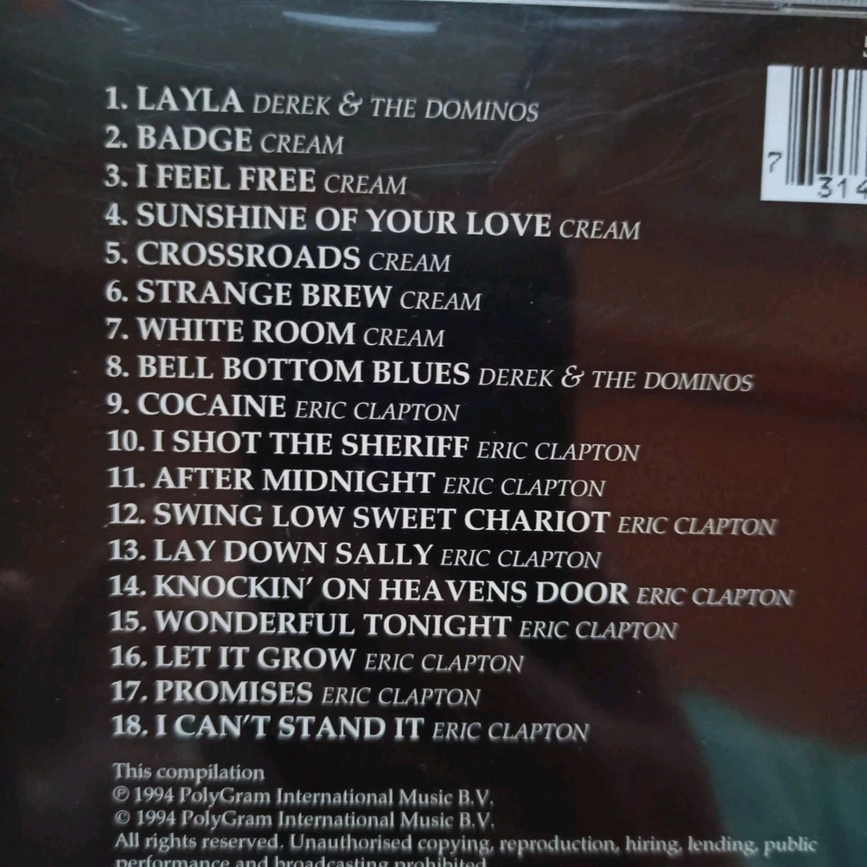 The Cream Of Clapton von Eric Clapton (CD, 1994) - Bild 2 von 2