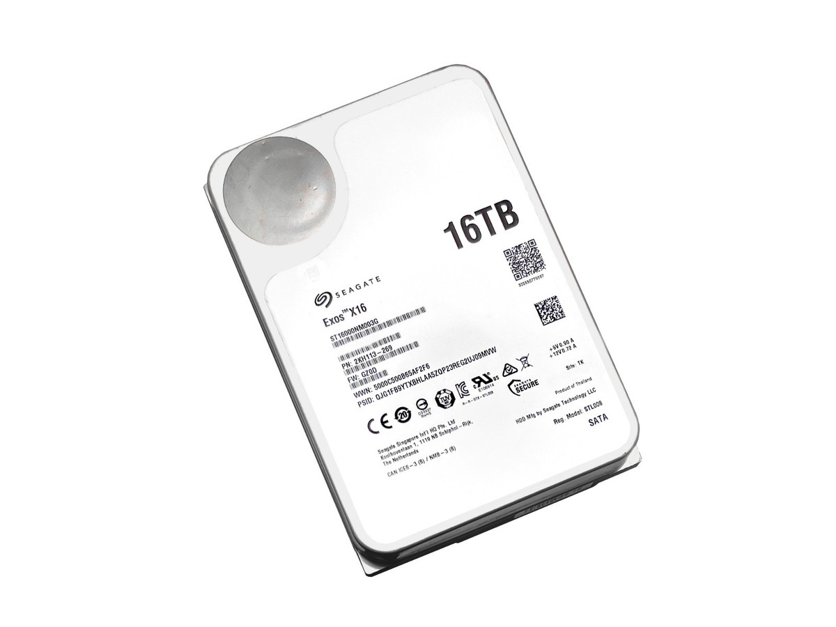 Seagate 16TB ST16000NM003G 7200RPM SATA 6Gb/s 256MB 512e/4Kn SED
