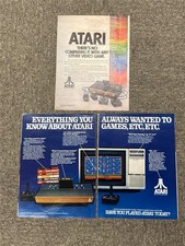 ATARI LOT of 3 1980-1982 Print Ads Video Computer Systems