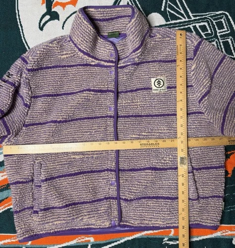 Dr. Seuss x Parks Project Adult 3XL Full Zip Purple Jacket Mountaineer Graphic image 7