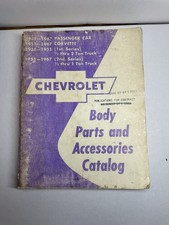 1938-1967 Chevrolet Car And Truck Body Parts Book Original Manual Catalog Text