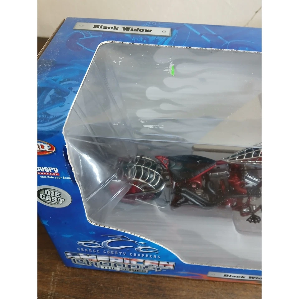 Orange County Choppers American Chopper Black Widow Die Cast Model Bike NEW - Image 3 of 4