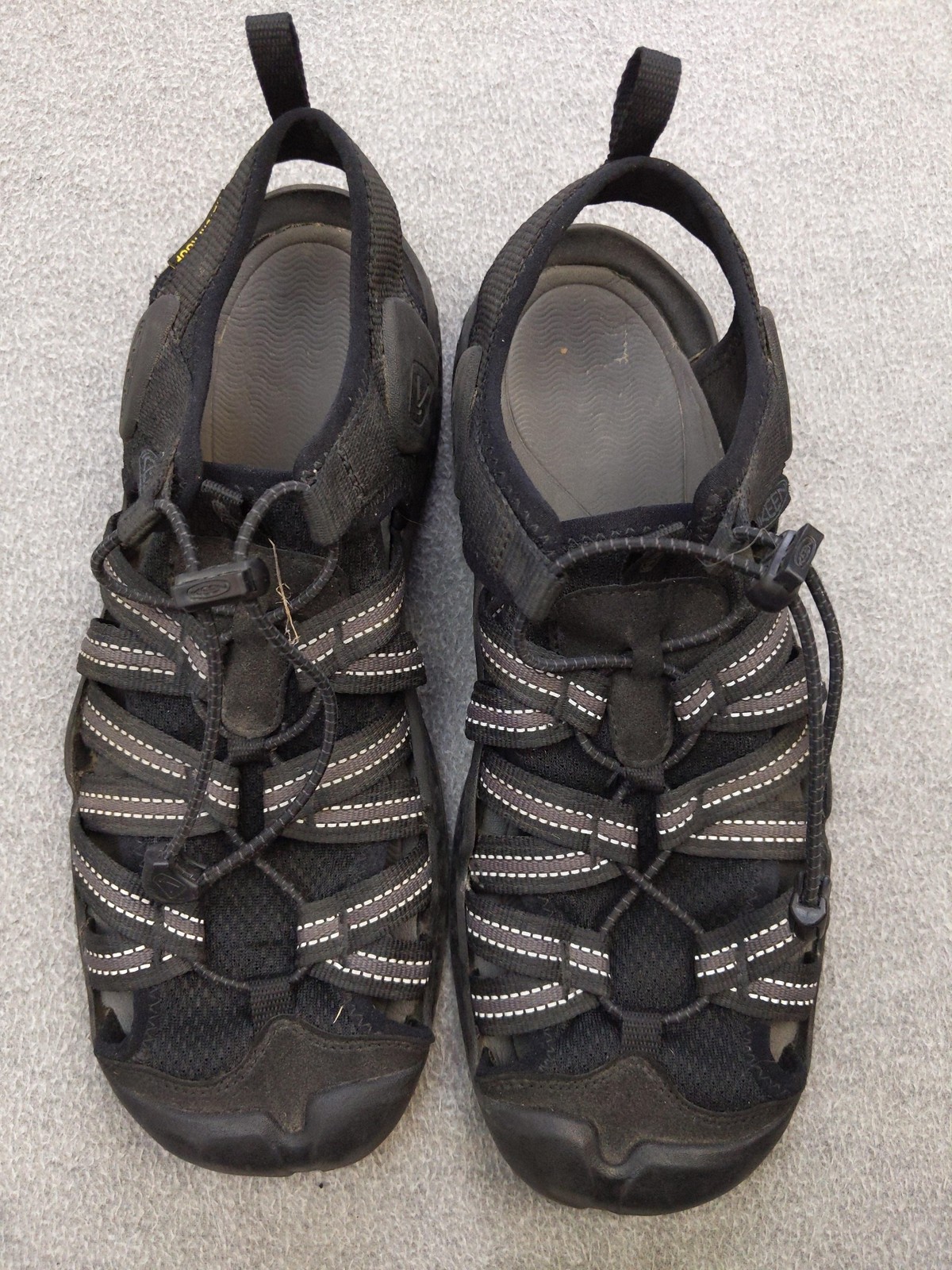 Scarpe KEEN uomo taglia 9 sandali neri impermeabili outdoor escursionismo acqua 1026122