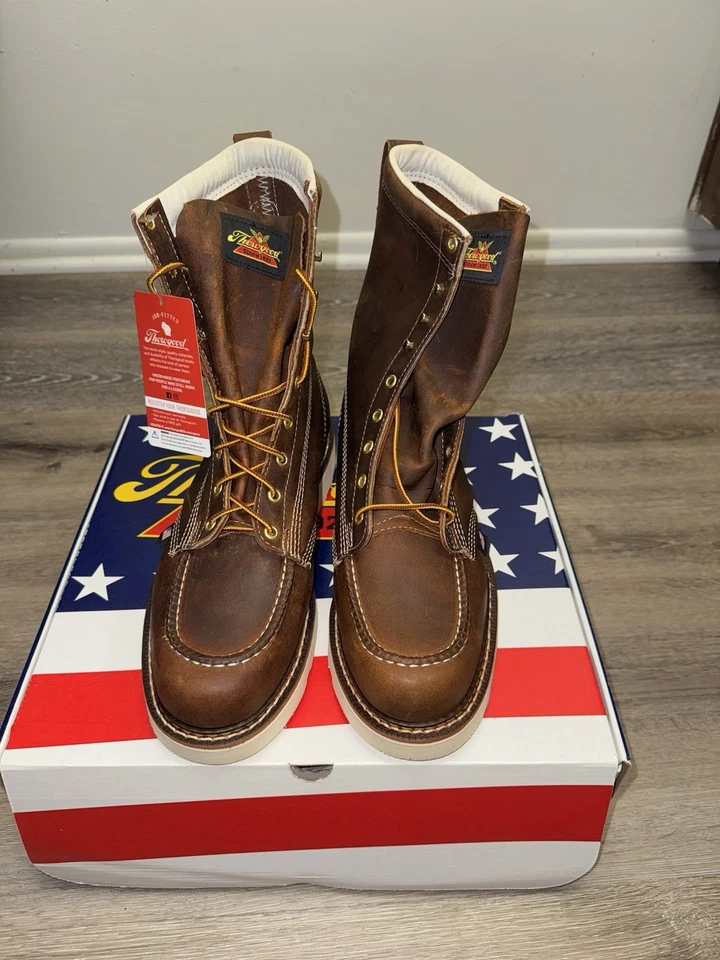 Thorogood Masculino Tamanho 10 D 8” Crazy Hoarse American Heritage Series 814-4178 - Imagem 3 de 4