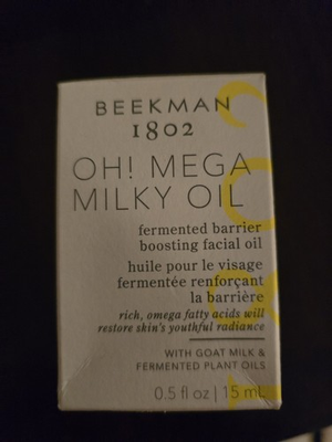 #ad Beekman 1802 Oh Mega Milky Oil 1. Oz New In Box $21.00