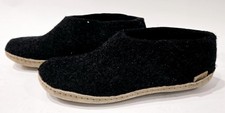 Glerups Wool Slippers with Leather Sole, Women's Size EU 39 / US 8.5-9