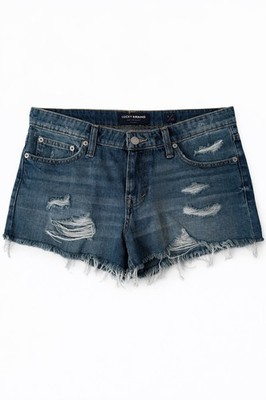 Miss Me Micro Mini Distressed Cutoff Denim Jean Shorts Y2K Size 6 28