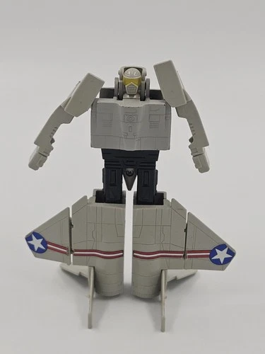 Bandai Super Go-Bots Tonka 1985 Robo Leader-1 Action Figure F-15 Jet