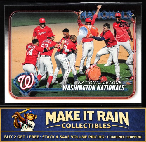 2024 Topps #417 Washington Nationals | Baseball Card