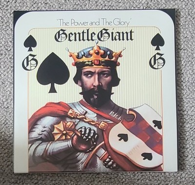 GENTLE GIANT-POWER & GLORY-NEW 180g LP ISSUED ON ALUCARD-2014-S.WILSON REMASTER