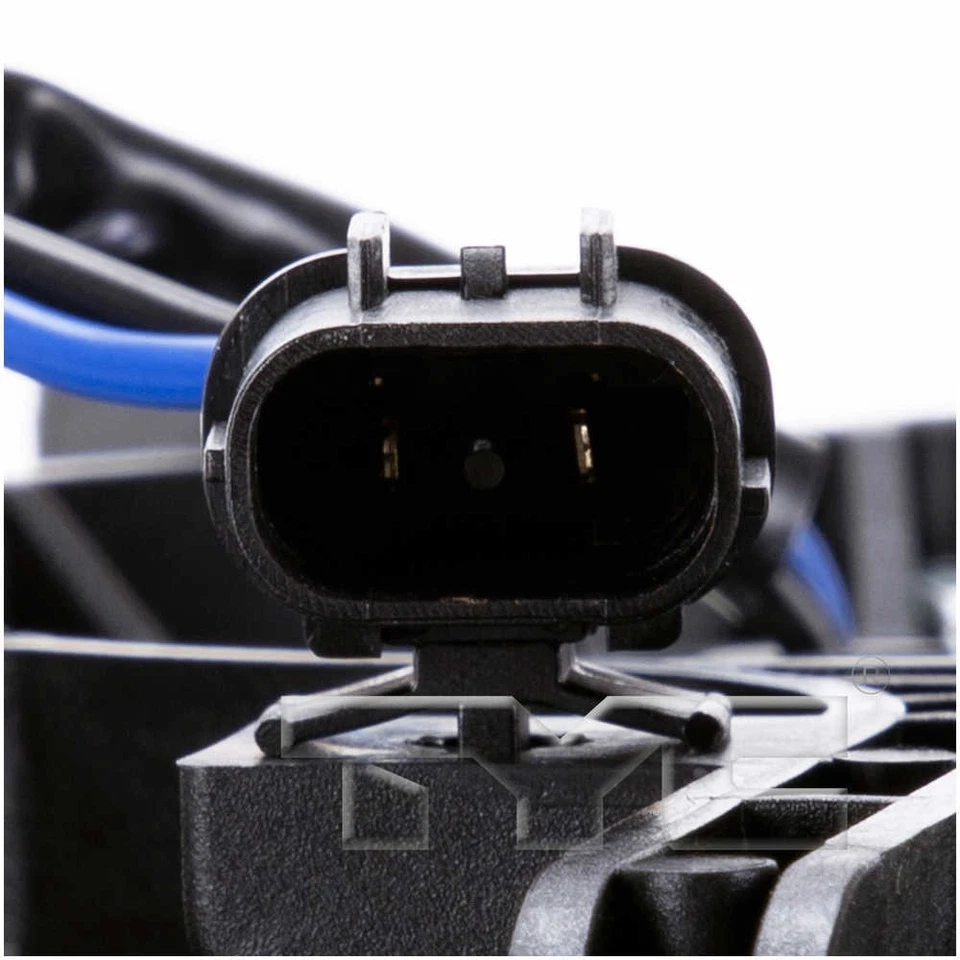 Вентилятор охлаждения двигателя в сборе подходит для Hyundai Elantra Tiburon TYC 2001-2008 годов выпуска - Изображение 3 из 3