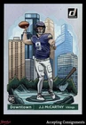 2024 Donruss Downtown #11 J.J. McCarthy RC Rookie VIKINGS SP