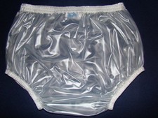 2 PCS New ADULT PLASTIC PANTS PVC incontinence #P005-7AB XL*2