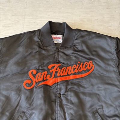 Vintage 90s MLB Starter San Francisco SF Giants Diamond