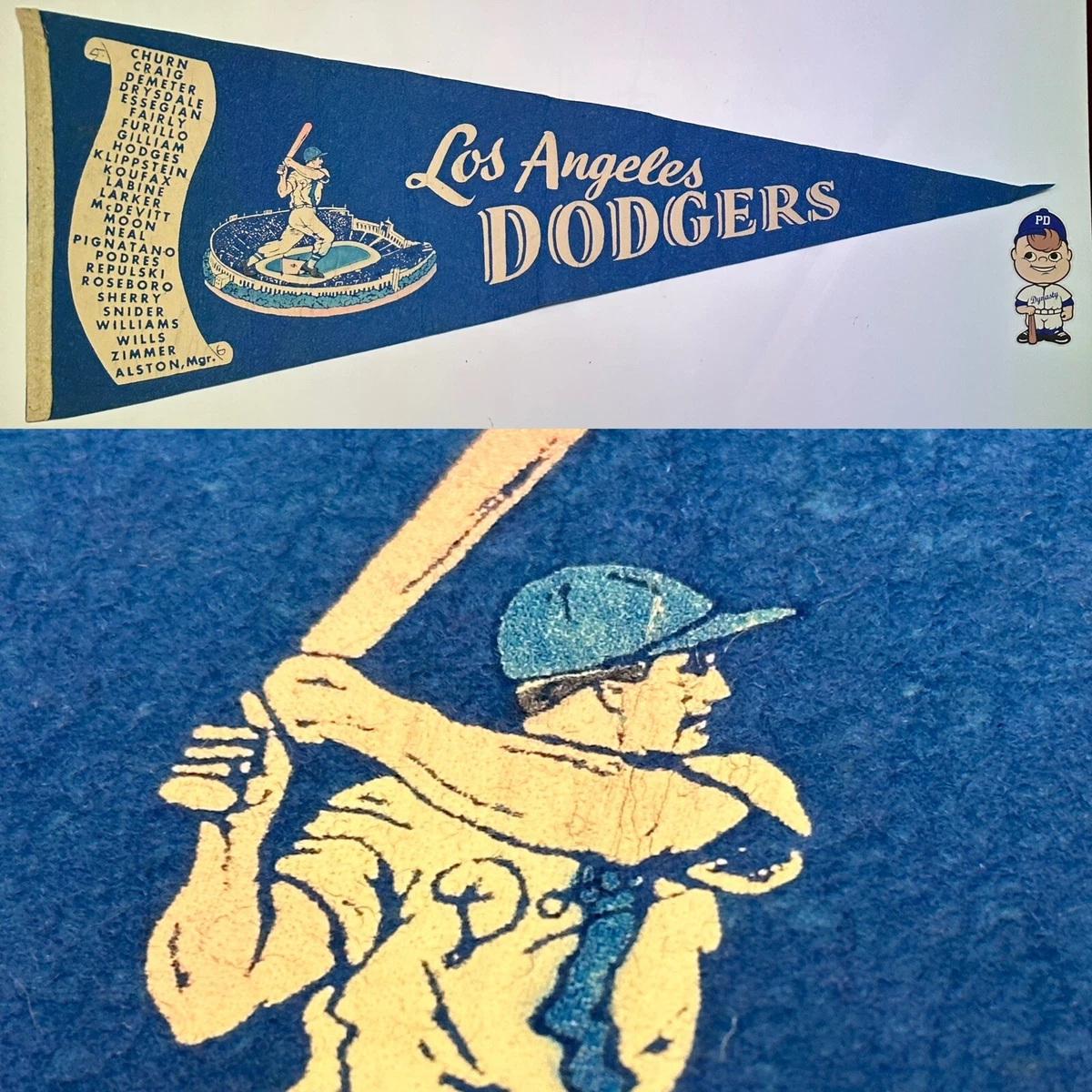 Los Angeles Dodgers Vintage Pennants & Flags for sale | eBay