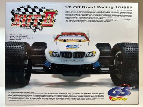 GS Racing XUT II Pro Kit 1/8 4WD Nitro Powered Competition Truggy New No Ori Box
